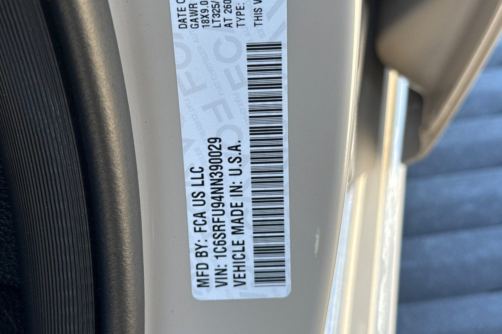 2022 RAM 1500 TRX
