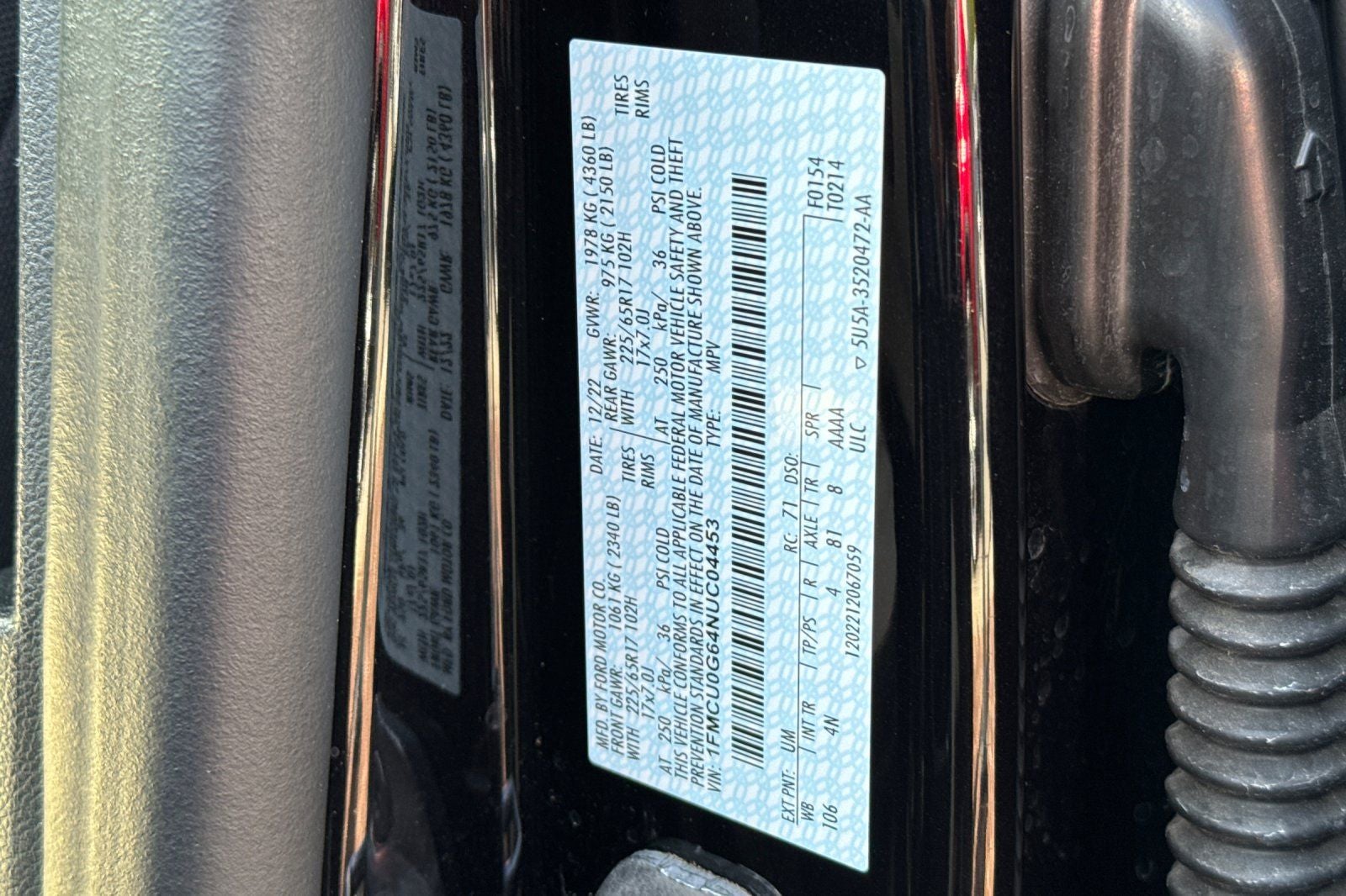 2022 Ford Escape SE Equipment Group 200A