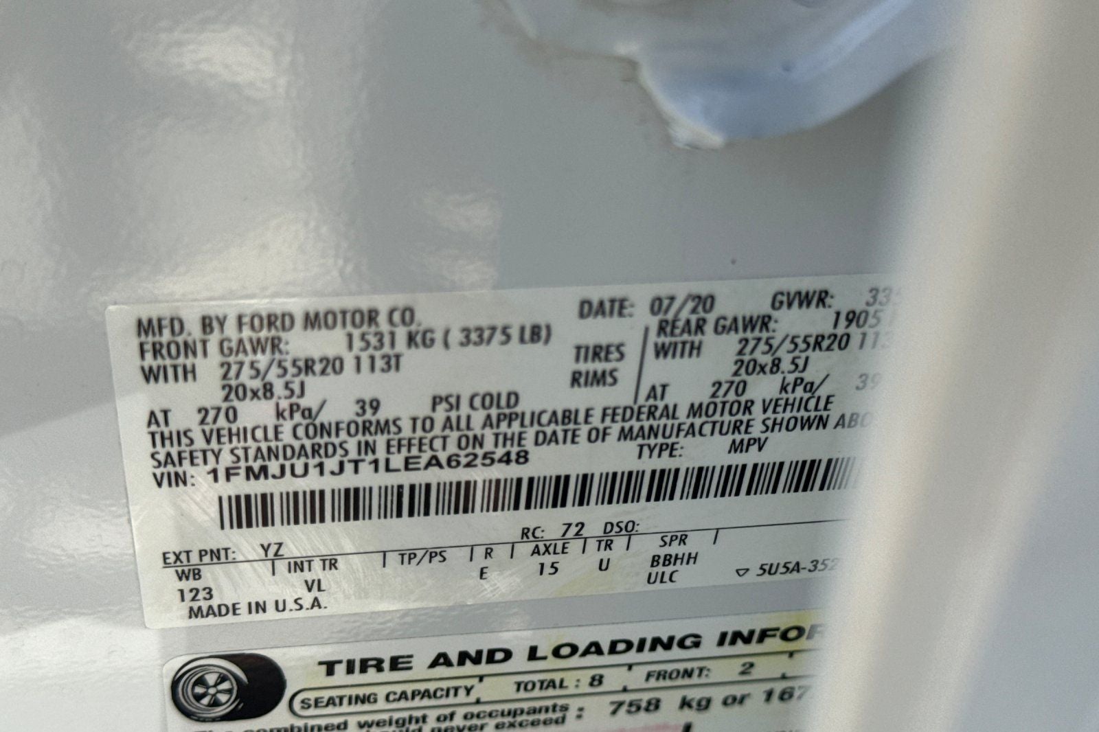2020 Ford Expedition XLT Equipment Group 202A