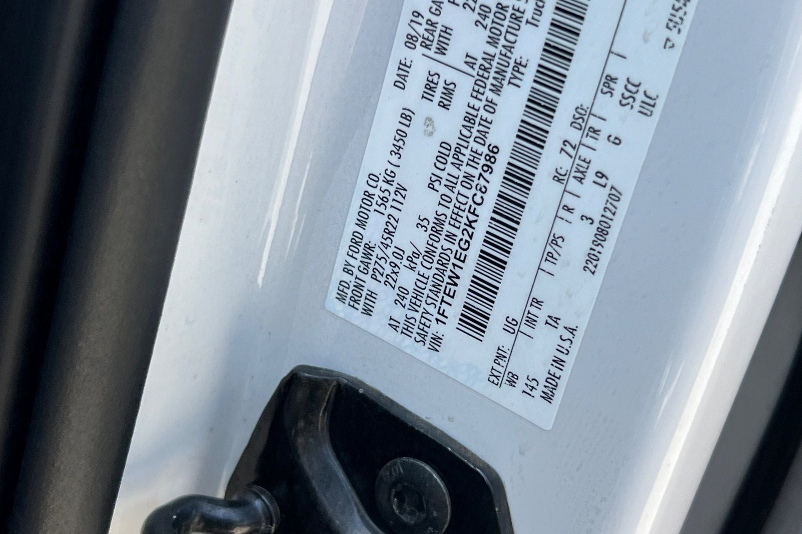 2019 Ford F-150 Limited