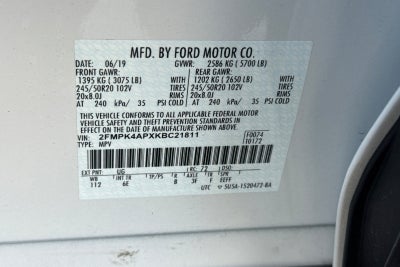 2019 Ford Edge ST Equipment Group 401A