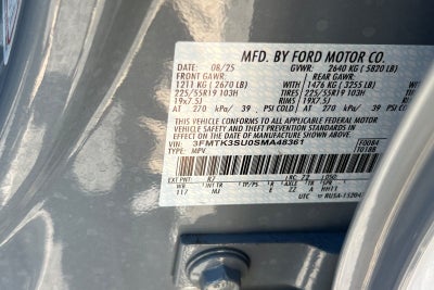 2025 Ford Mustang Mach-E Premium Sport Appearance Package EXT Battery