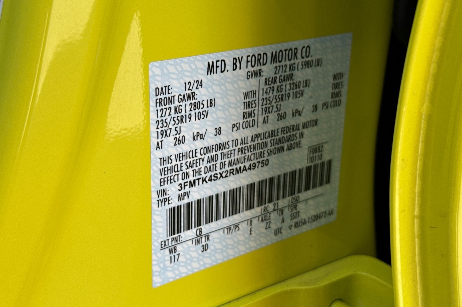 2024 Ford Mustang Mach-E GT Rally