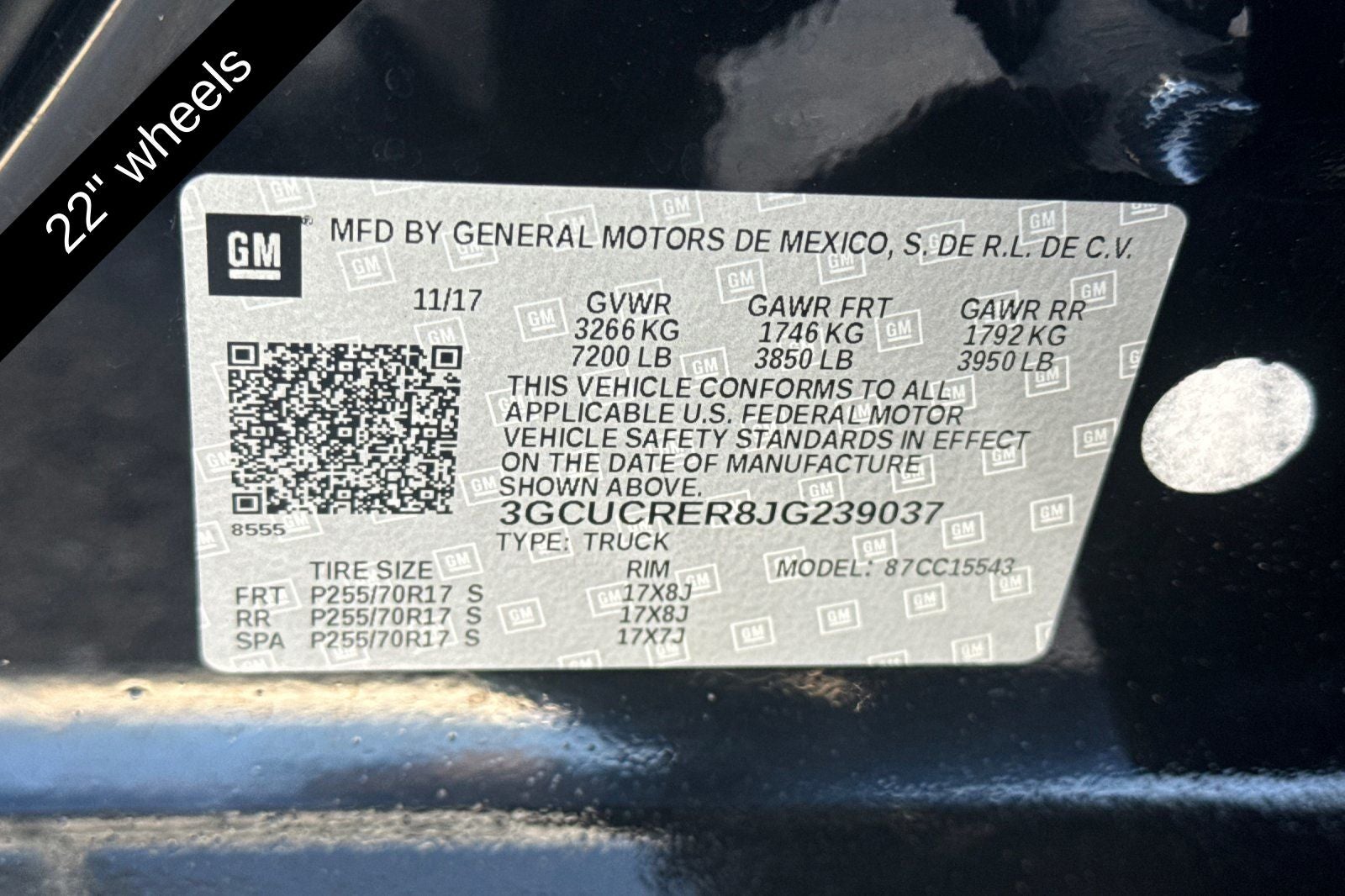 2018 Chevrolet Silverado 1500 LT LT1