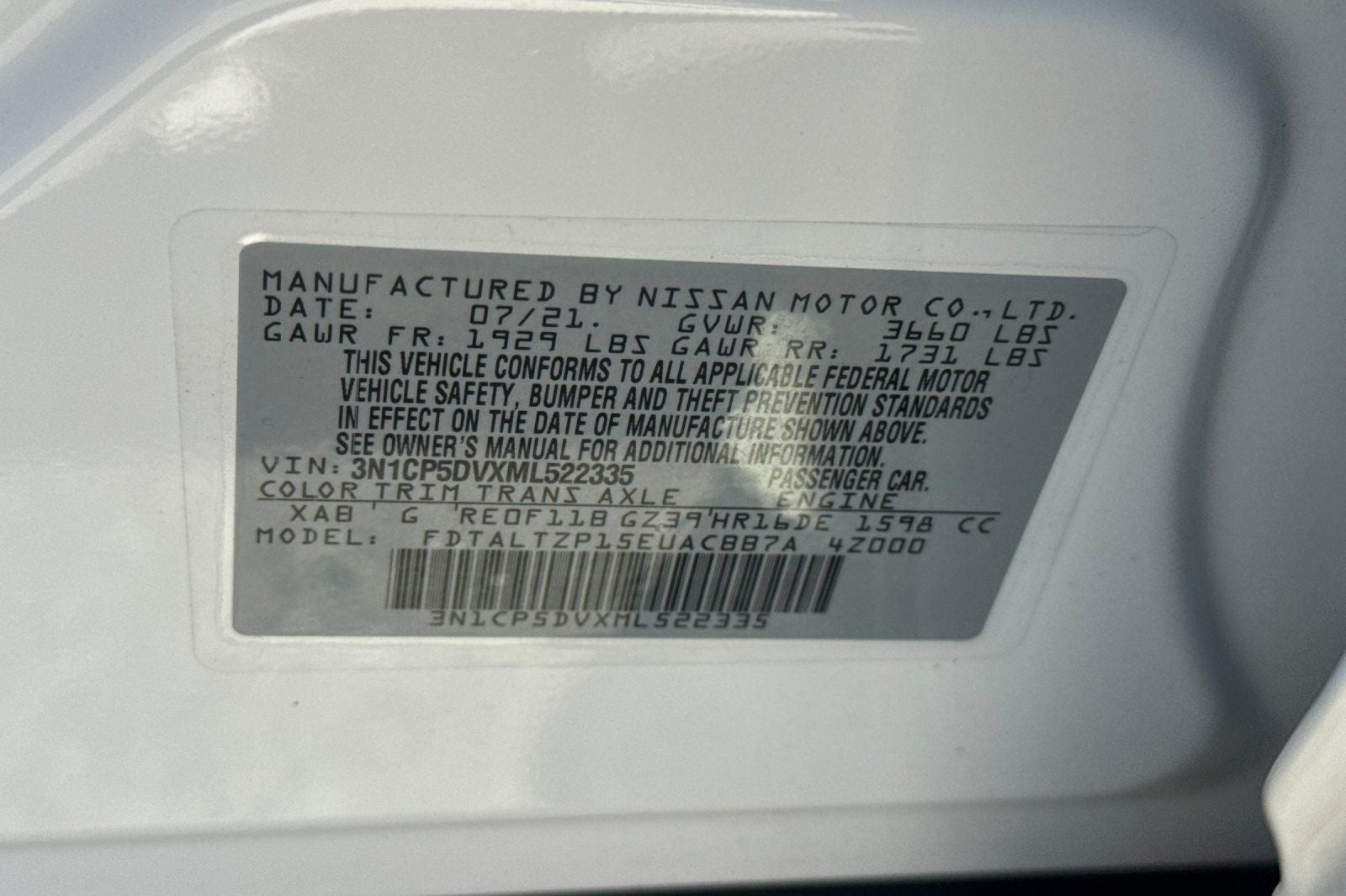 2021 Nissan Kicks SR