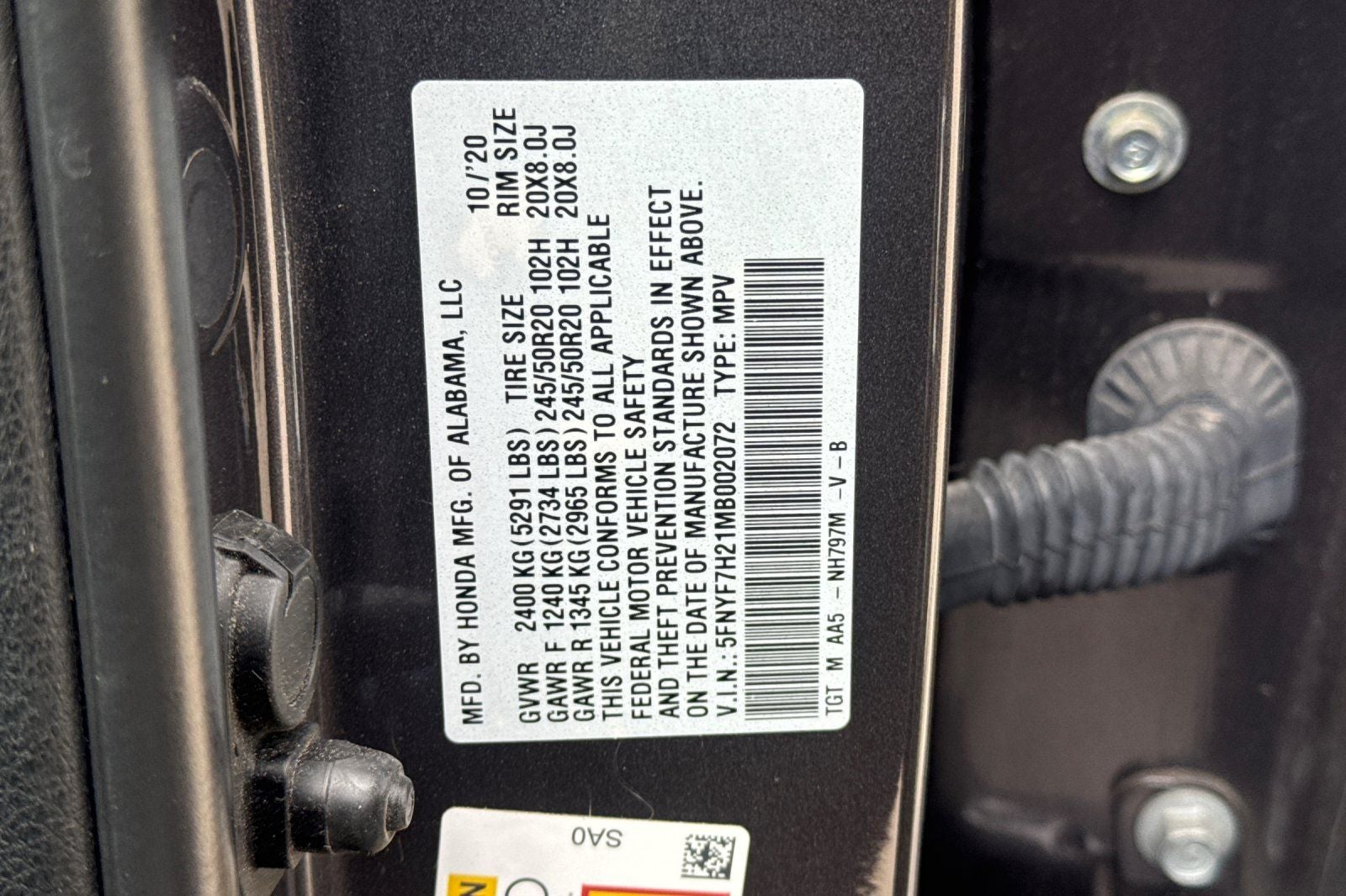2021 Honda Passport Sport