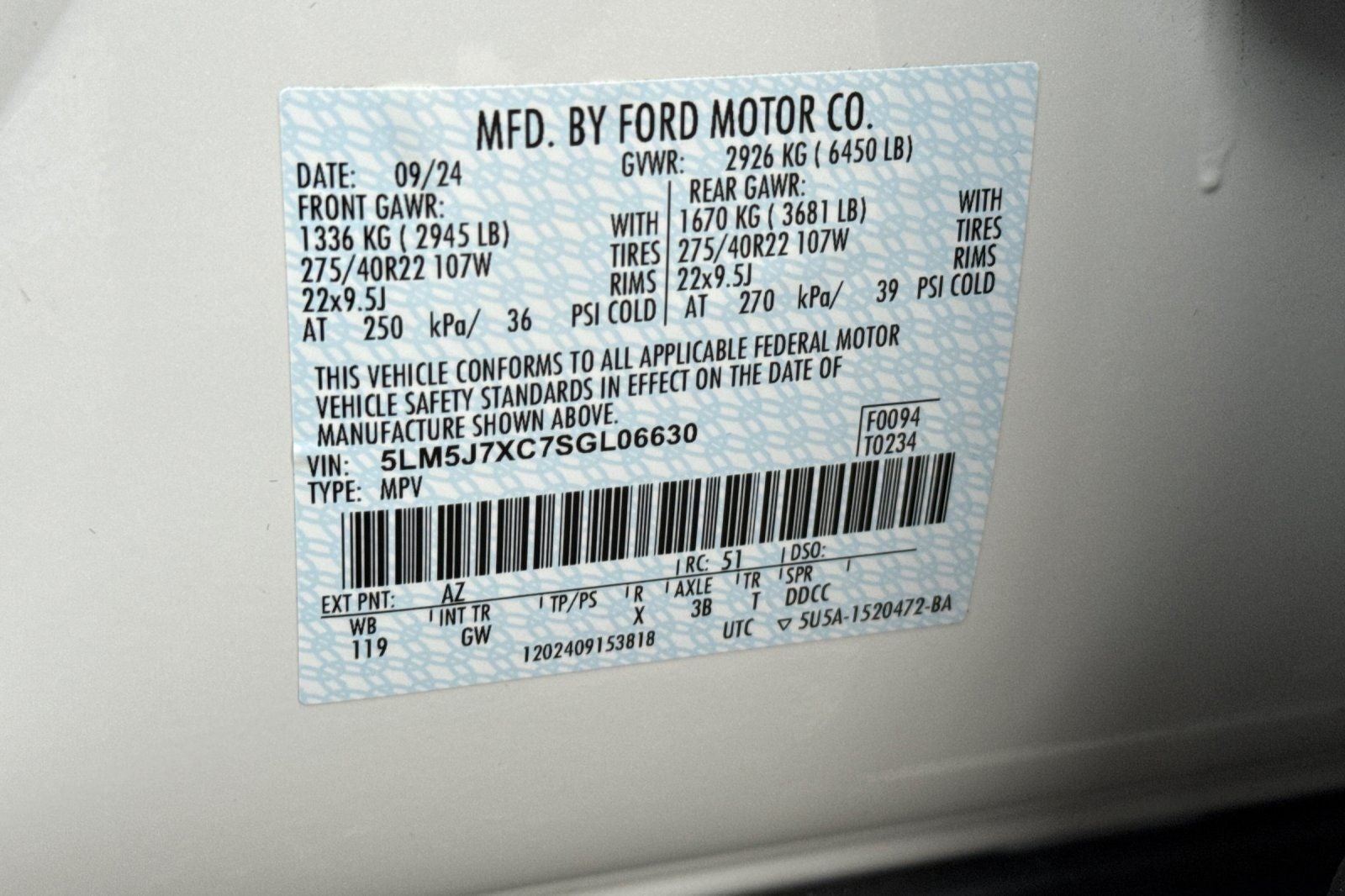 2025 Lincoln Aviator Reserve