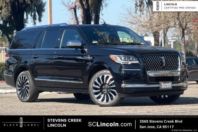 2022 Lincoln Navigator L L Black Label Equipment Group 800A Black Label