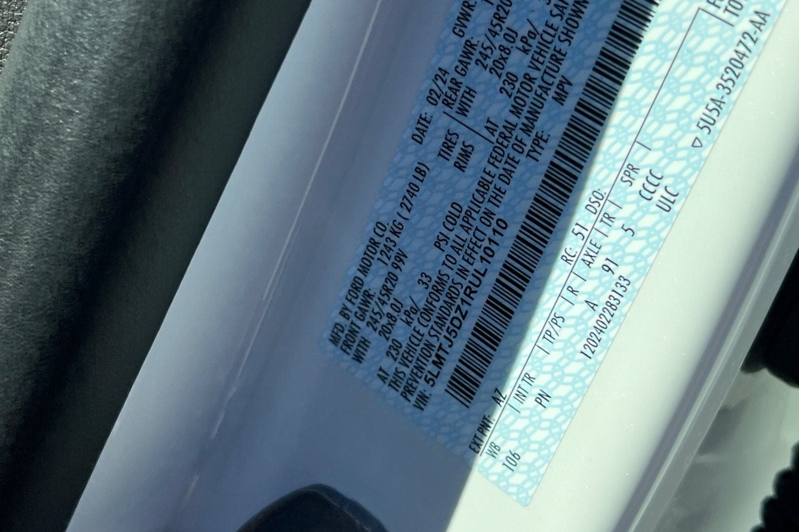 2024 Lincoln Corsair Plug-In Hybrid Grand Touring Equipment Group 300A