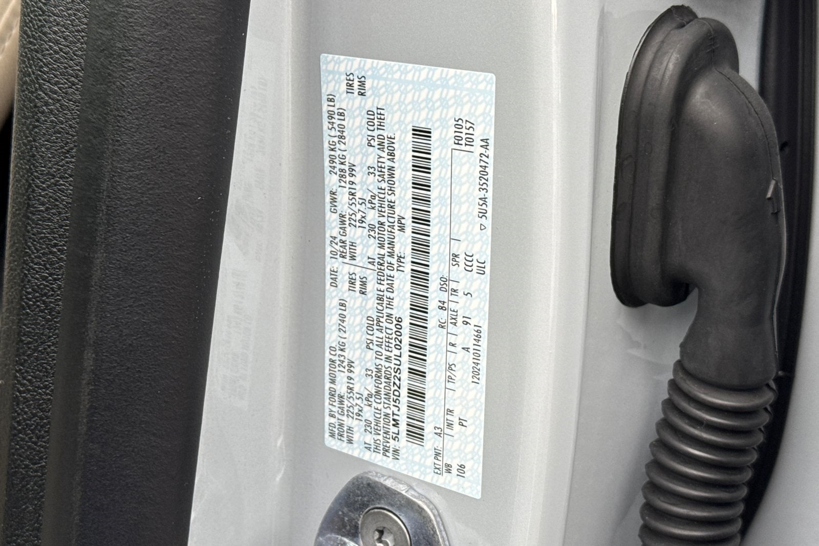 2025 Lincoln Corsair Plug-In Hybrid Grand Touring Equipment Group 301A