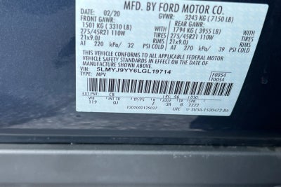 2020 Lincoln Aviator Plug-In Hybrid Black Label Grand Touring