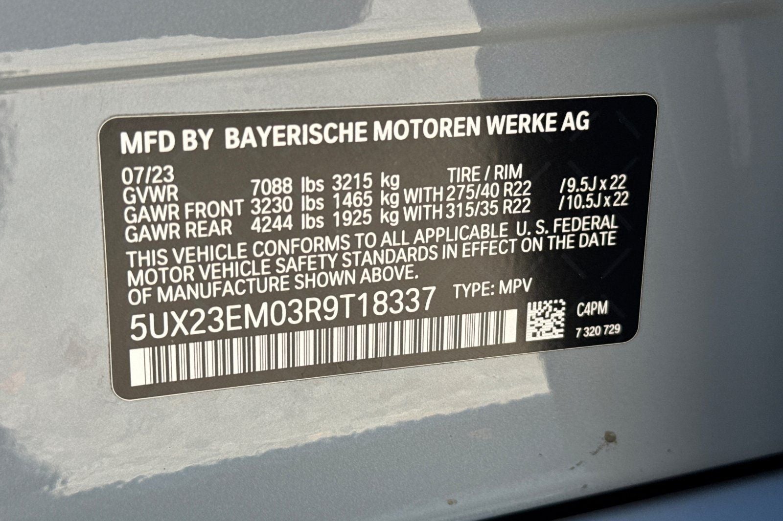 2024 BMW X7 xDrive40i