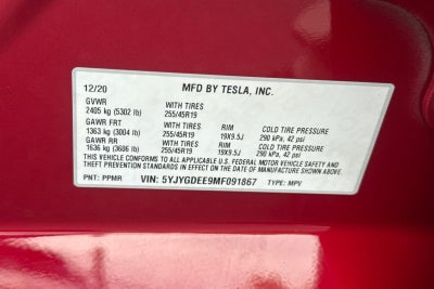 2021 Tesla Model Y Long Range