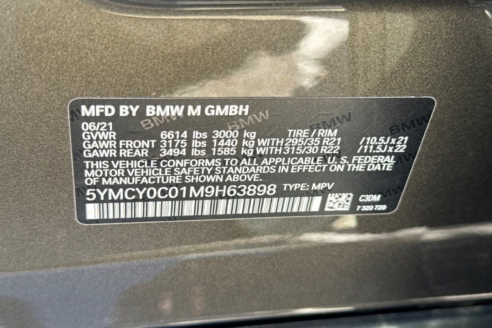 2021 BMW X6 M Base