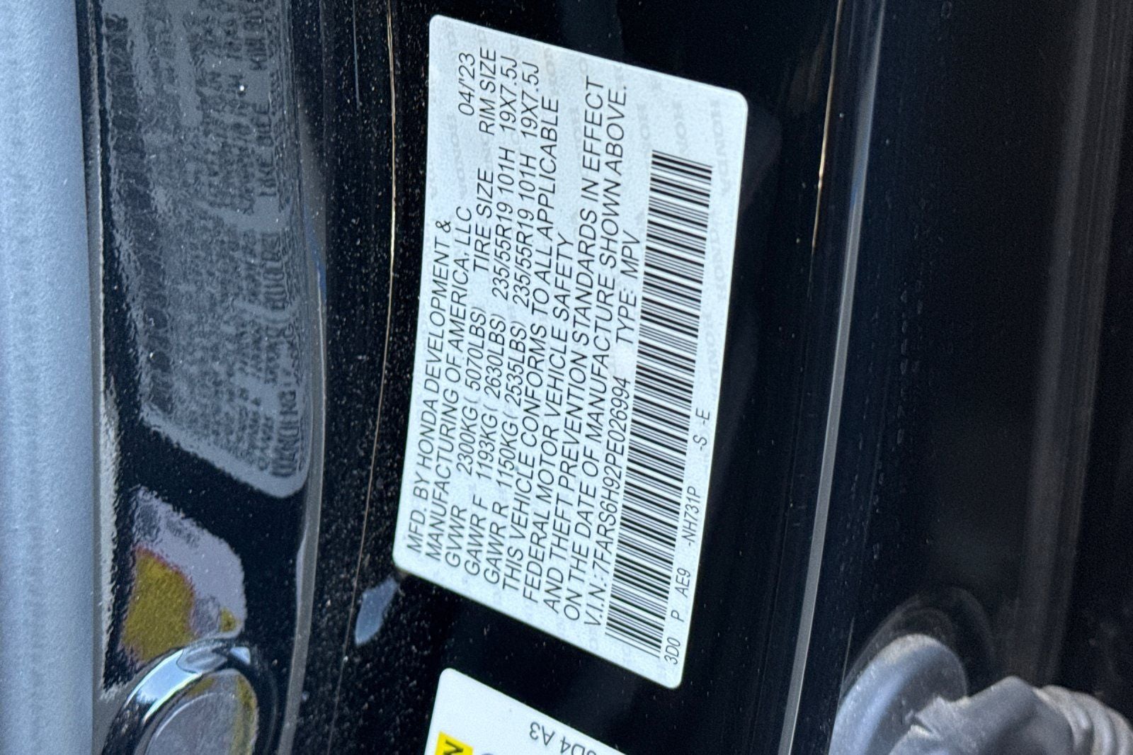2023 Honda CR-V Hybrid Sport Touring