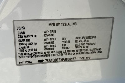 2023 Tesla Model Y Long Range
