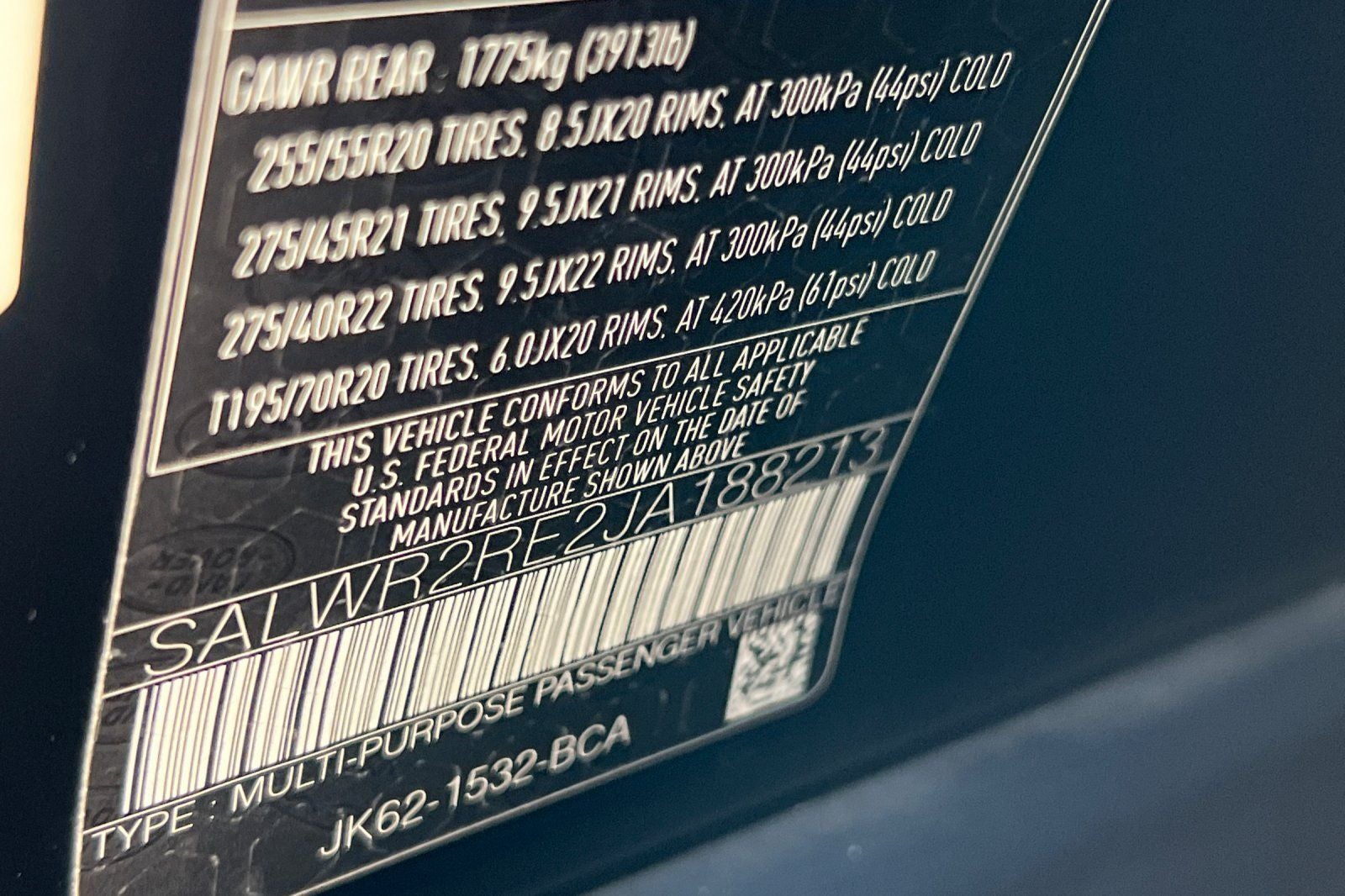 2018 Land Rover Range Rover Sport Supercharged