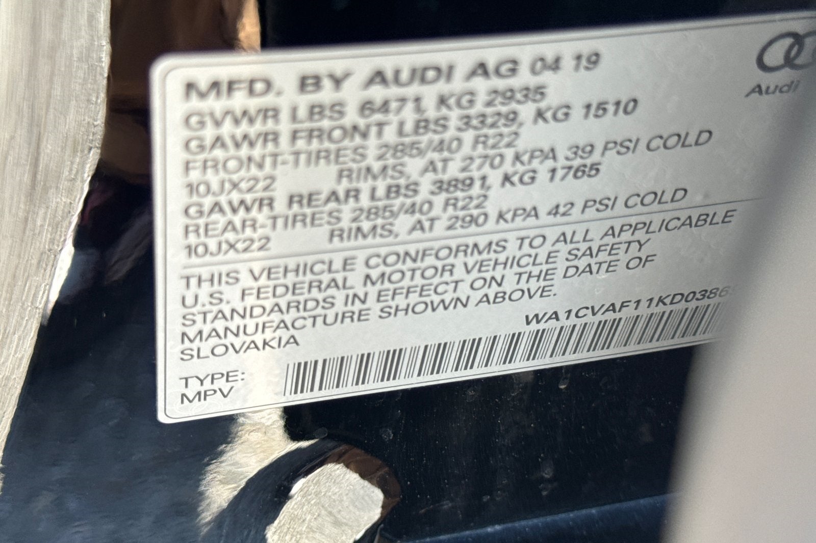 2019 Audi Q8 3.0T Prestige quattro