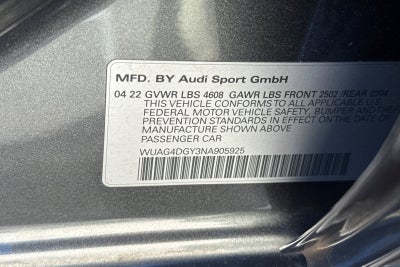 2022 Audi RS 3 2.5T quattro LCPO Competitive+