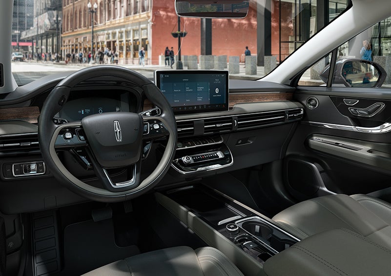 The interior dashboard of 2024 Lincoln Corsair® SUV is shown here. | Stevens Creek Lincoln in San Jose CA