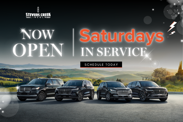 We are open on Saturdays for Service