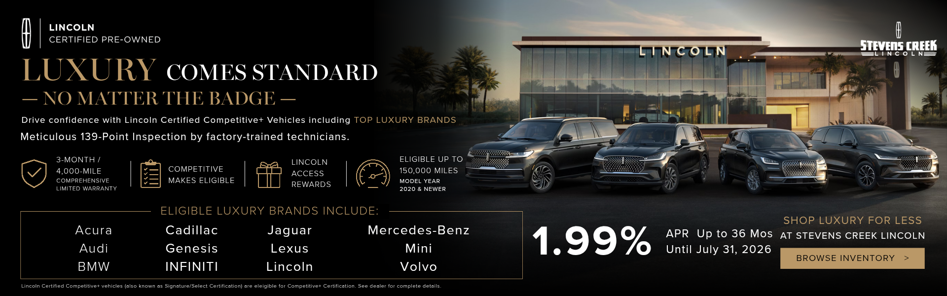 Lincoln Luxury CPO