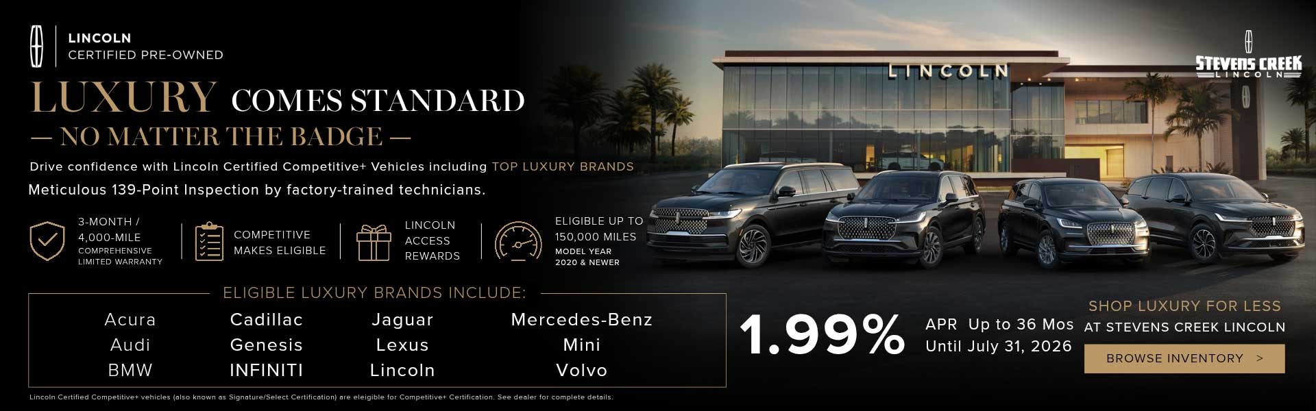 Lincoln Luxury CPO