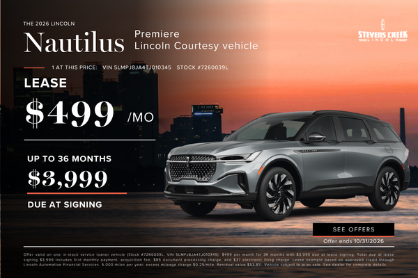 2026 Nautilus Premiere Lincoln Courtesy Vehicle