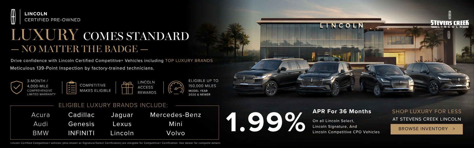 Lincoln CPO 1.99APR
